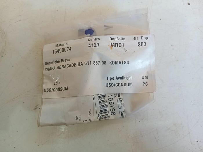 Placa Komatsu 51185798