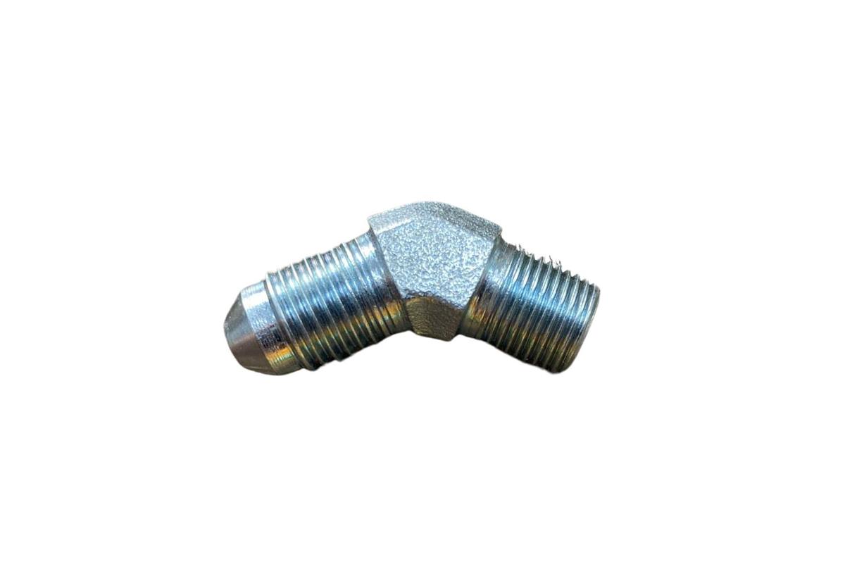 Adaptador 45° Macho JIC NPT Axxion Flex - 7/16 X 1/8