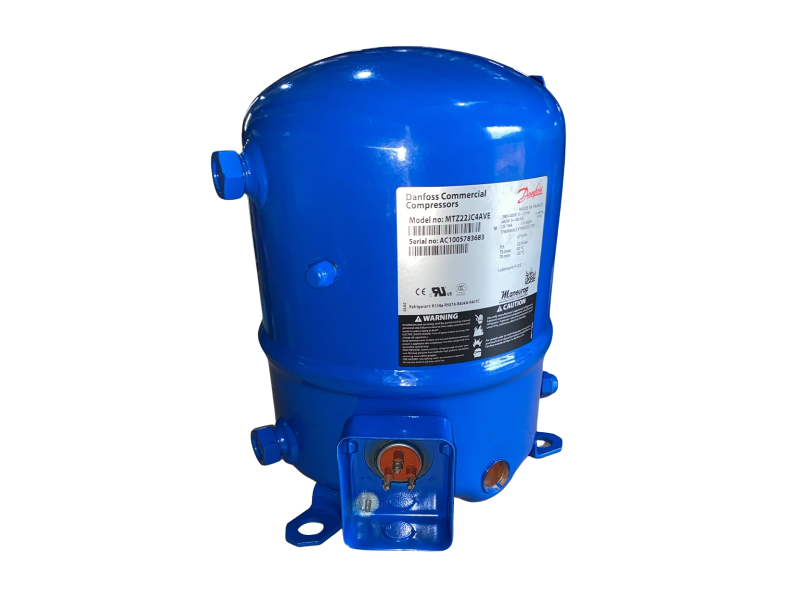 Compressor Hermético Alternativo Danfoss MTZ22JC4AVE
