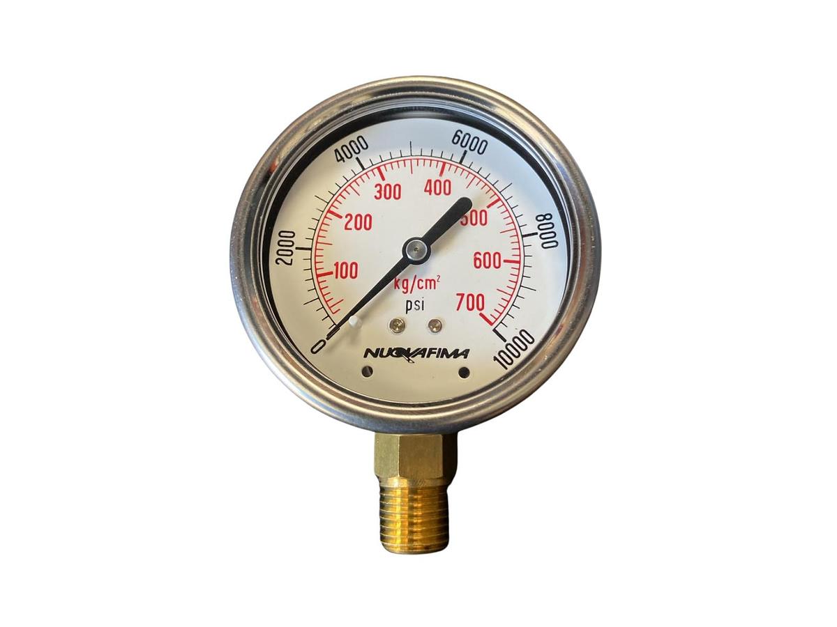 Manômetro Hidráulico Nuova Fima MGS10 63MM