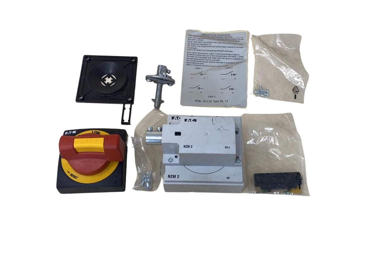 Usado Manopla Rotativa Disjuntor Interruptor EATON NZM2-XSR-R 