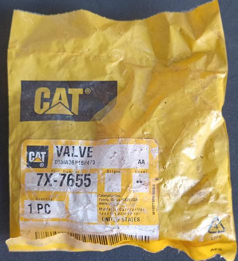 Válvula do Bujão Caterpillar 7X-7655