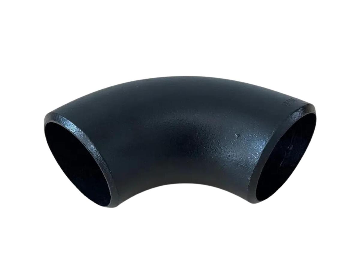 Curva 90° Sch 40 4 Polegada Aço Carbono Raio Longo Jefer A-23
