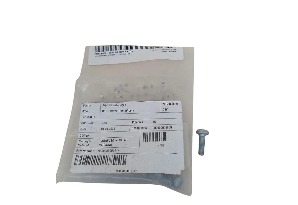 Parafuso Abracadeira Original Mercedes-Benz N000000001147 - Unitário