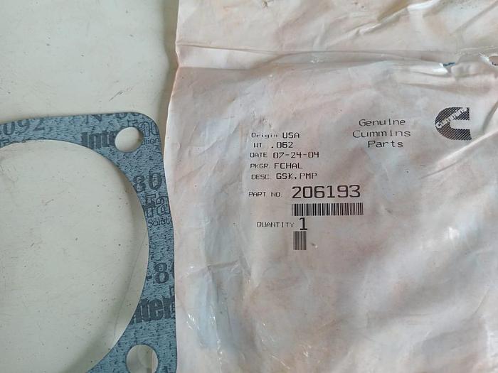Vedação da bomba de água Cummins 206193