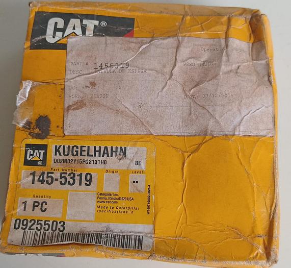 Válvula de Esfera Caterpillar 145-5319