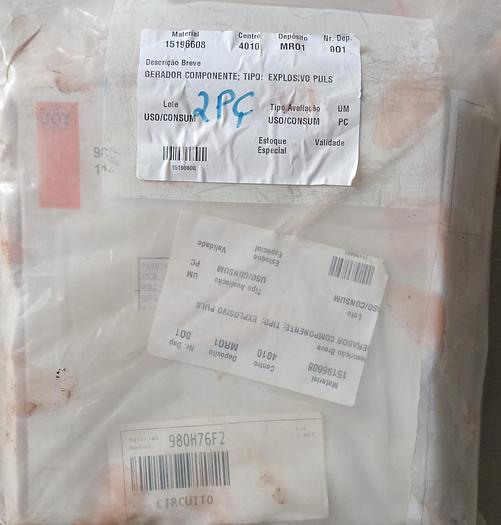 Modulo/Placa do controle de Maquinas Joyglobal 980H76-F2