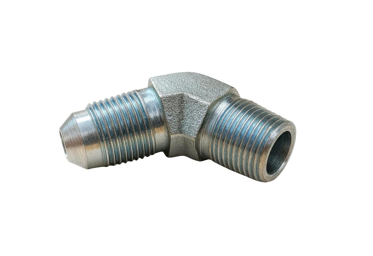 Adaptador 45° Macho JIC NPT Axxion Flex - 7/16 X 1/8