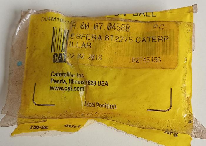 Esfera de Aço Caterpillar 8T-2275