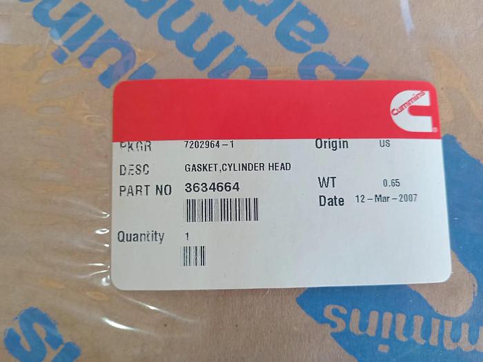 Junta de Cabeçote CUMMINS 3634664