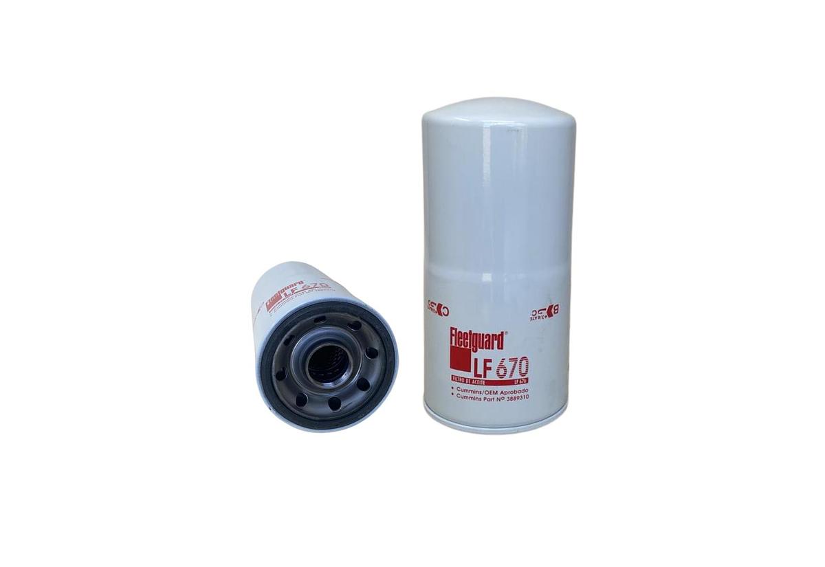  Filtro de Óleo Lubrificante Original FleetGuard LF-670