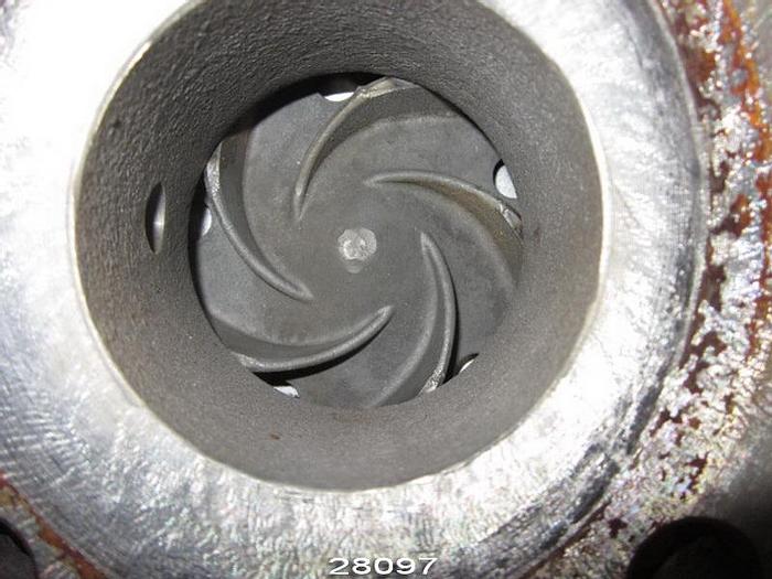 Used Goulds 3196 Pump, 1.5x3x13, 5-Vane 10" Stainless Steel Impeller #28097