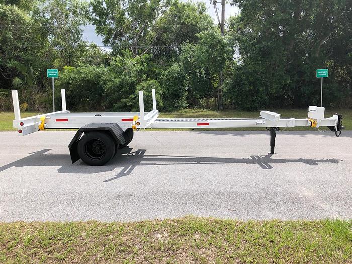 Used 2004 Reid's PT15 SA EB Extendable Pole Trailer - H14497