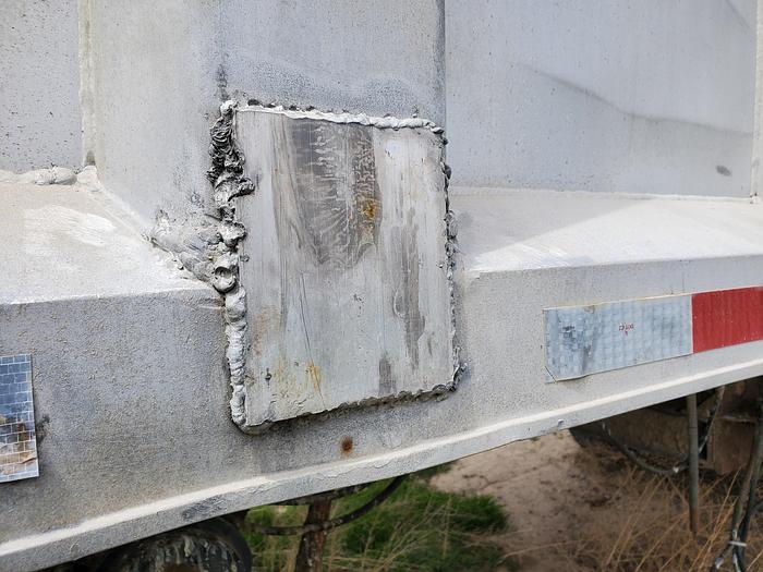 Used 1991 26' Fruehauf End Dump Trailer