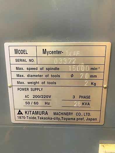 Used 2007 Kitamura Mycenter 1XiF High Speed VMC