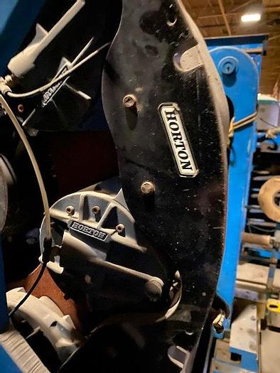 Used 85" (2.15M) CAMERON MDL 458 SLITTER REWINDER SHAFTLESS REWIND