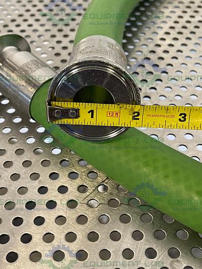 Used 72"  Silicone Hose  w/ 1" Sanitary Fitting