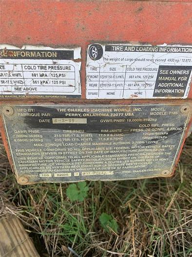 Used 2009 Ditch Witch FX60 Vac Tank Setup