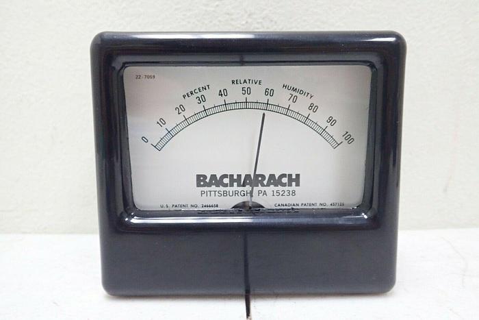 Used Serdex Bacharach 22-7059 Relative Humidity H/T Indicator