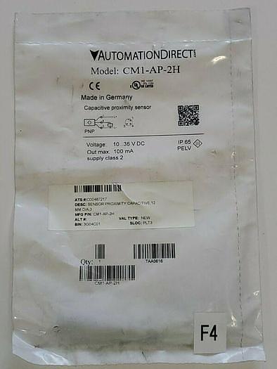 *NEW* Automation Direct CM1-AP-2H Capacitive Proximity Sensor 10.36VDC -Warranty