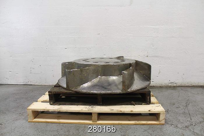 Used Beloit Hi-Lo Pulper Rotor Low Speed, 6 Vane, 39" Diameter #28016