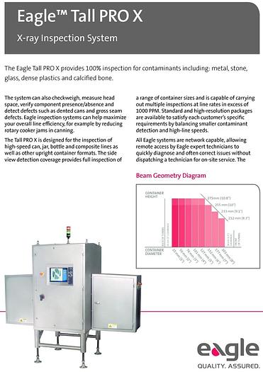 Usado Eagle Tall Xray Unit