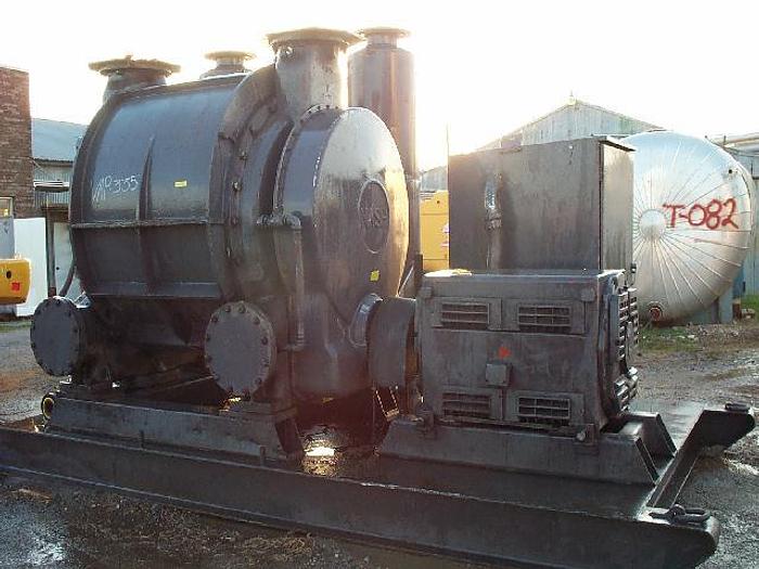 Used NASH CL9003 VACUUM PUMP GEAR HEAD 9000 CFM @ 20" S/S CLAD SKID MOUNTED