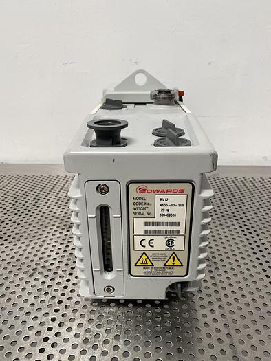 Used Edwards RV12 Rotary Vane Vacuum Pump 115V w/ KF25 Fitting
