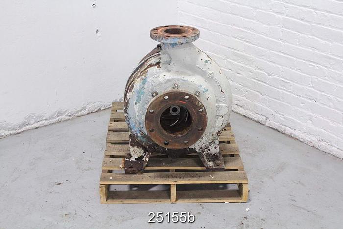 Used Goulds 3175 Goulds 3175, 4X6X14, 5 Vane Impeller, 14" Diameter Impeller, Stainless Steel Impeller, Ductile Iron Casing, Stainless Steel Stuffing Box, Stainless Steel Suction Side Plate, Packing #25155