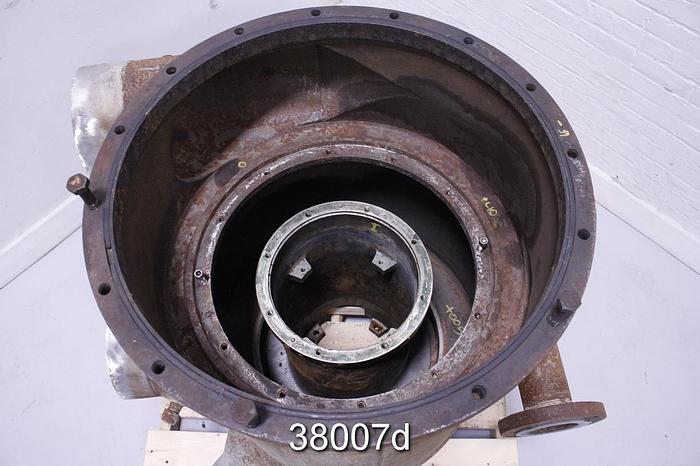 Used Bird 400 Pressure Screen, Fabricated Stainless Steel Casing #38007