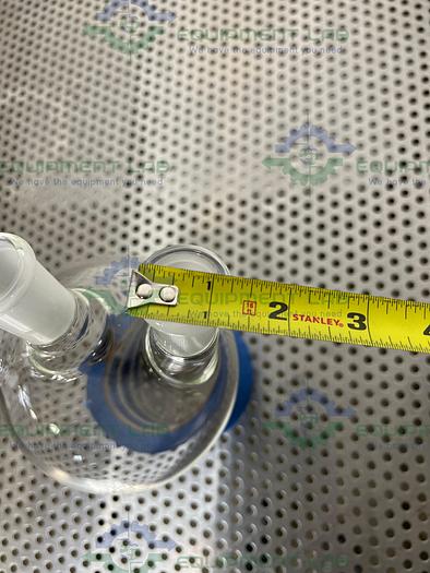 Used Chemglass  CG-1524-07 1000mL Heavy Wall  Round Bottom Flask 24/40 20° Angled Neck