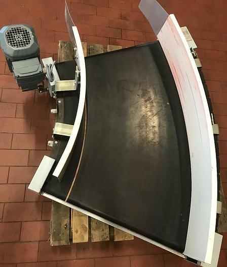 Gebraucht TRANSNORM Kurvengurtförderer Transnorm 45° Links 1500-80