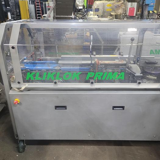 Used Kliklok Prima Horizontal Cartoner Stainless steel 