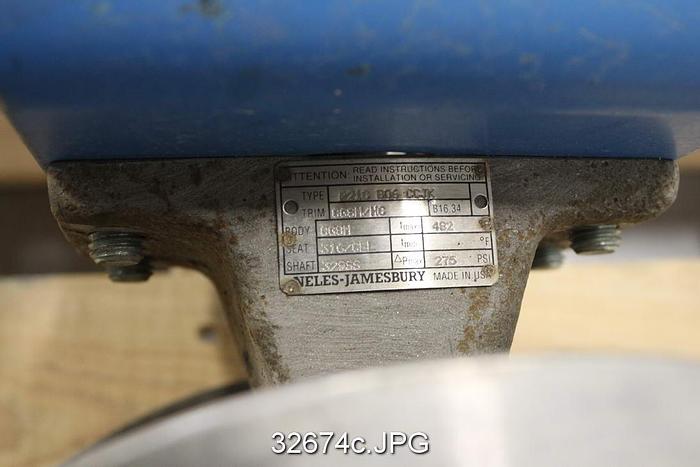 Used Neles Jamesbury R210B06CCJK 6" V-Ball Control Valve #32674