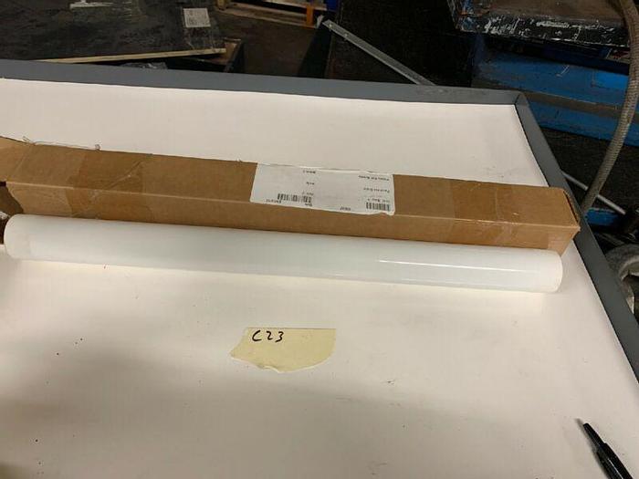 New HIGH PURITY ALUMINA CERAMIC SHAFT STOCK 24” X 2” Siemens EES-RAP-SFT-04
