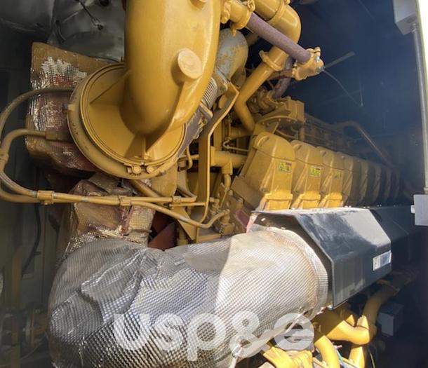 Used 7 MW 2014 Used Caterpillar XQ1475G Natural Gas Generator Set