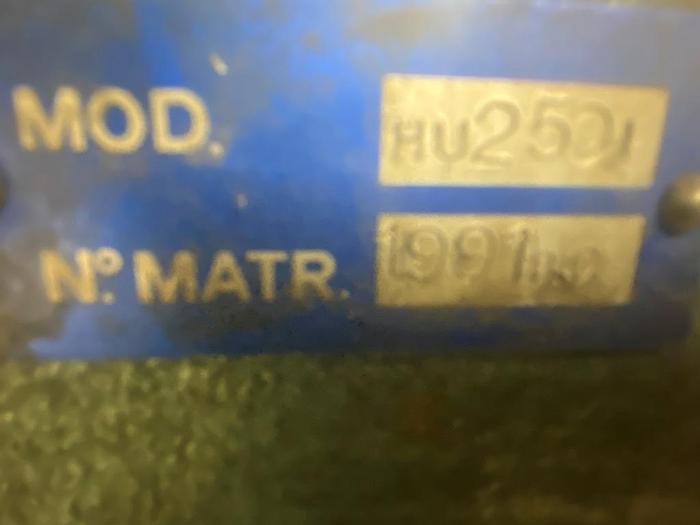 Used 1991 Huvema HU 250i Cut Off Saw