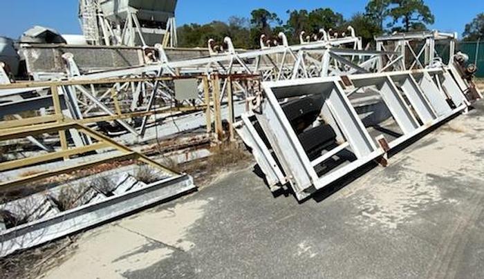Used Large Capacity 4-Compartment Stationary Concrete Batch Plant
