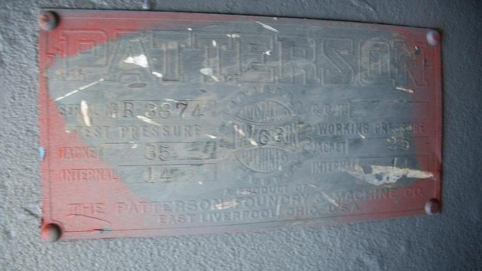Used Mill, Batch, 2'6" X 3'6", Patterson, 5 HP, C/st, Jkt, #S485829
