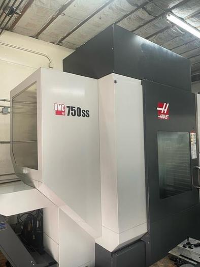 Used 2019 Haas UMC-750ss 5-Axis CNC Machining Center
