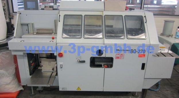 Used Horizon BQ 270 PUR perfect binder 2007