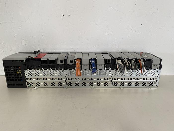 Used Allen-Bradley 1756-L73S, 1756-En2T & 1756-PB72 on 1756-A17 ControlLogix Chassis