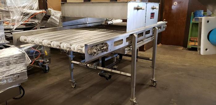 Used Washer, Belt, 42" x 100", Stainless Steel, Innotech, 2-Zone #5861449