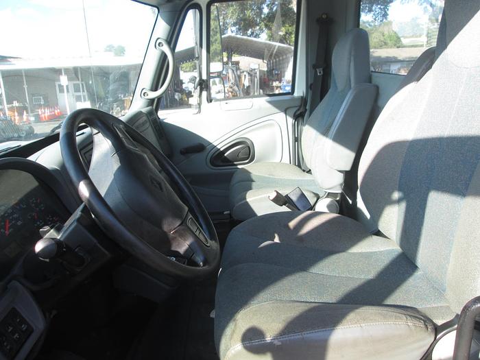 Used 2008 International 4300 Flatbed Crane Truck