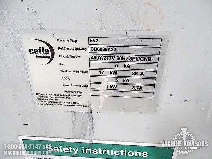 Used 2016 Cefla (FV2/3500/133/32) 32 Tray Vertical Stack Oven