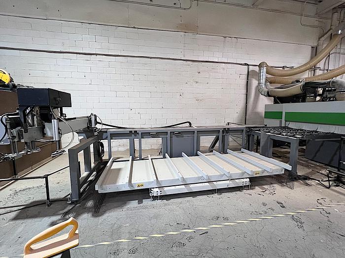 Used 2017 Biesse Rover A FT 1536 Nested Cell CNC Router Cell 5 x 12