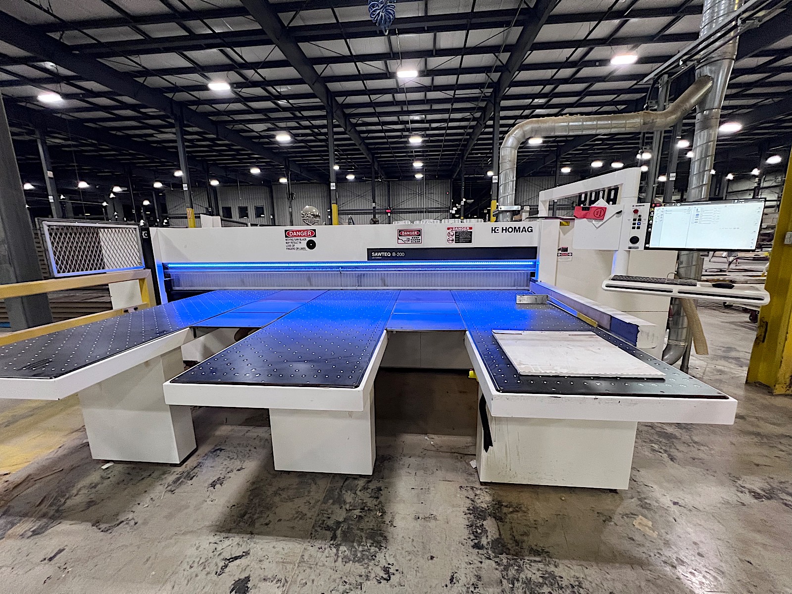 Used 2021 Homag SAWTEQ B-200 HPL200/38/16 Rear Load Automatic Panel Saw