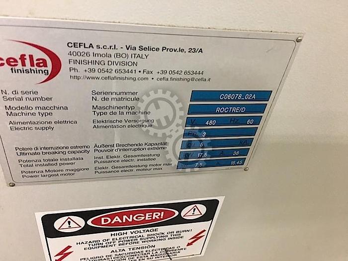 Used Cefla Roctre/D Reciprocating 2 Head Spray Machine