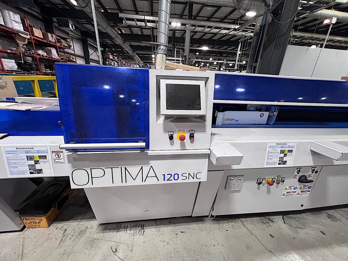 Used 2021 OMGA OPTIMA 120 SNC OPTIMIZING SAW