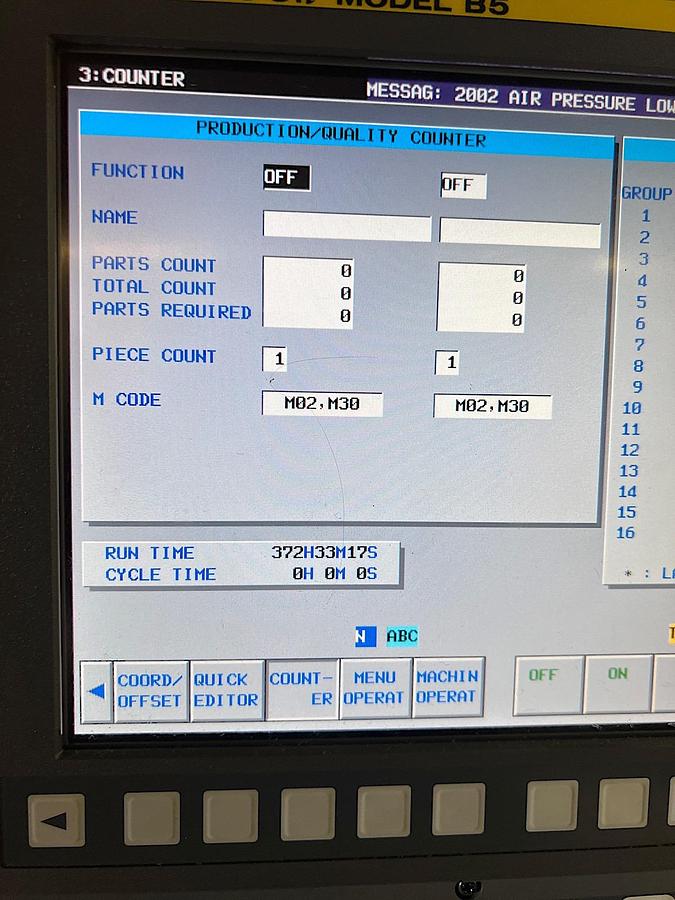 Used 2014 Fanuc a-D14MiA5 CNC Vertical Milling Center